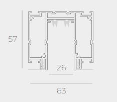 Трек-система Slott for Luminotti Slimline